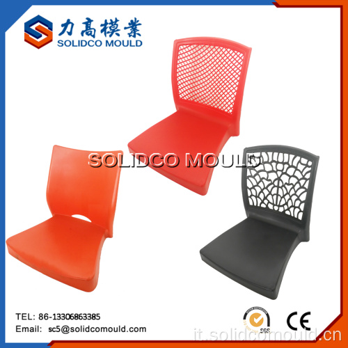 Stampo a iniezione per sedia in plastica in metallo guscio